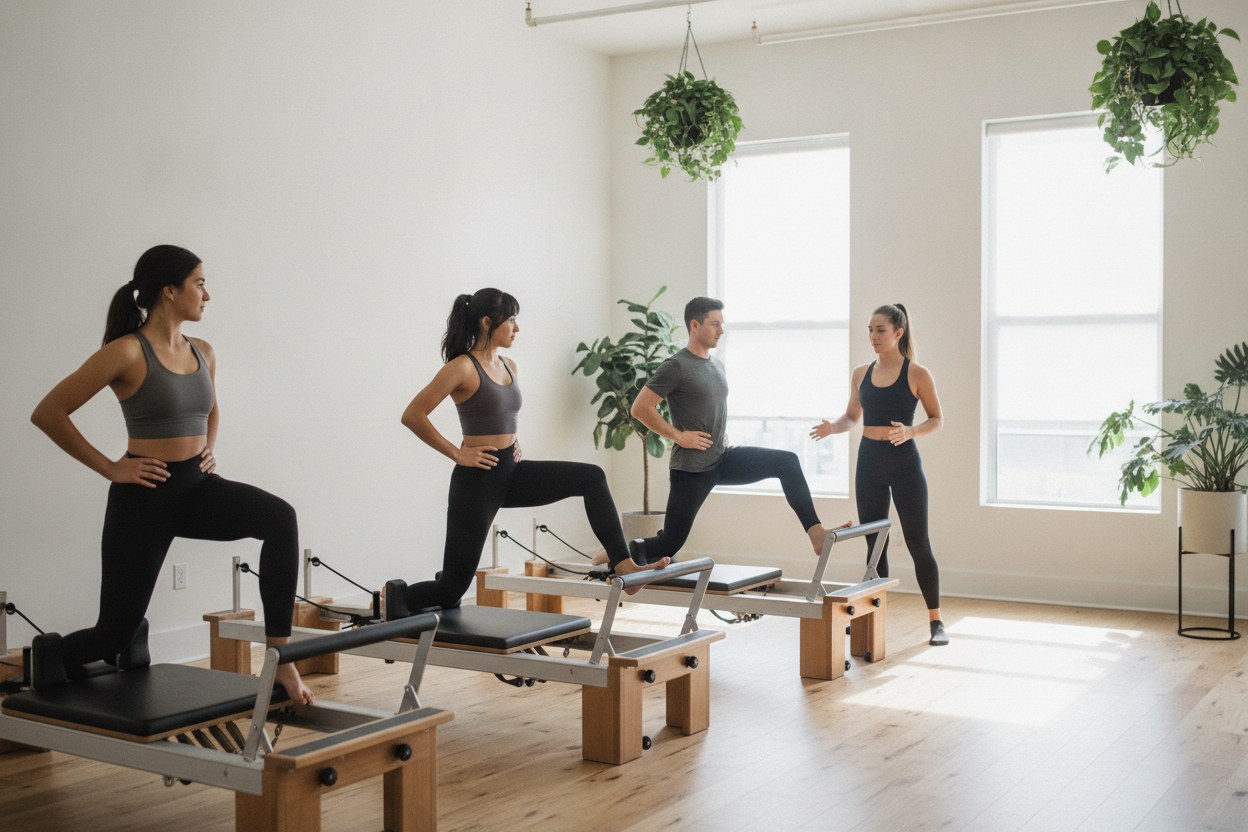 Reformer pilates dersi
